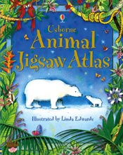 animal jigsaw atlas puzzle book