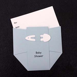 diaper baby shower invitation