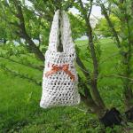 crochet plastic purse