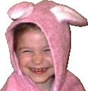 bunny rabbit hooded towels kids