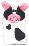 Cow washcloth