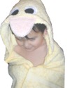 duck baby hooded towel