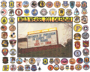 F-4G Patch Calendar