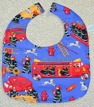 Fireman Baby - Toddler Bib
