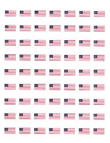 American Flag Stickers