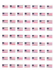 American Flag Stickers