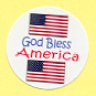 god bless america stickers