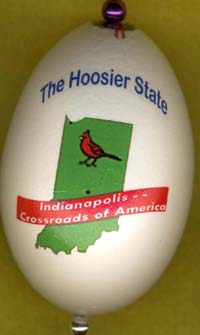 indiana gift ornament
