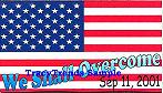 We Shall Overcome - USA Flag Magnet