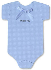 Onesie Thank You Notes