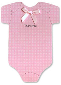 Onesie Thank You Notes