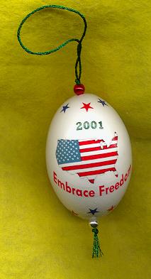 patriotic gift american flag ornament