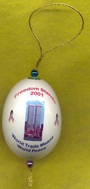 world trade center tribute freedom stands ornament