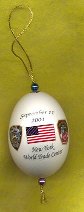 world trade center memorial christmas ornament