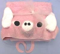 pig bath towel