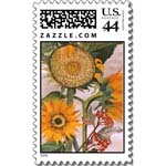 sunflower postage stamp