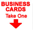 car business card holder window sticker