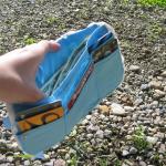plastic crochet purse