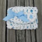 plastic crochet purse