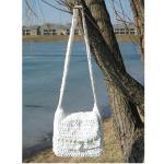 plastic crochet purse