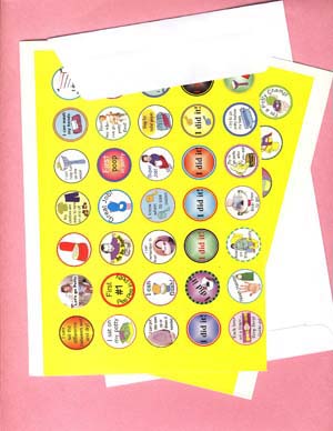 potty training stickers sheet